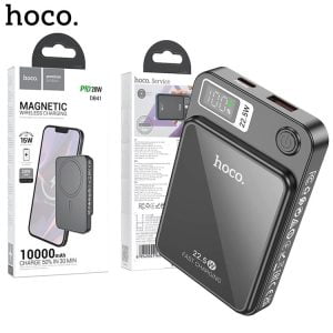 Hoco DB41 River Magsafe Wireless Charging Power Bank (10000mAh) Black