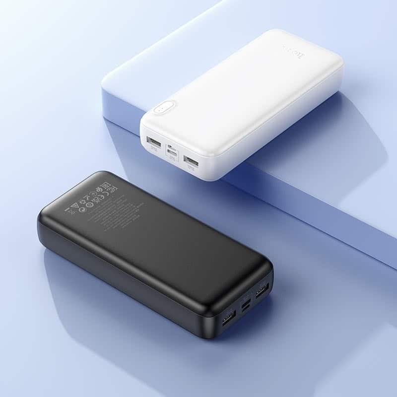 Hoco J128A Powerful Dual USB Output Power Bank(20000mAh) Black - Image 4