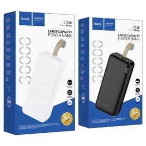 Hoco J128B Powerful Dual USB Output Power Bank (30000mAh) Black