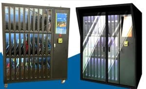 Tennis Rackets rental vending machine (Outdoor)