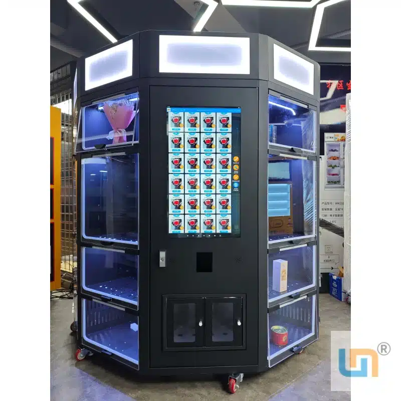 Micron cooling fresh bouquet flower vending machine with 21.5 inch touch screen and nayax card reader. - Image 2