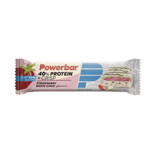 40% Protein + Crisp 40g – Strawberry White Chocolate