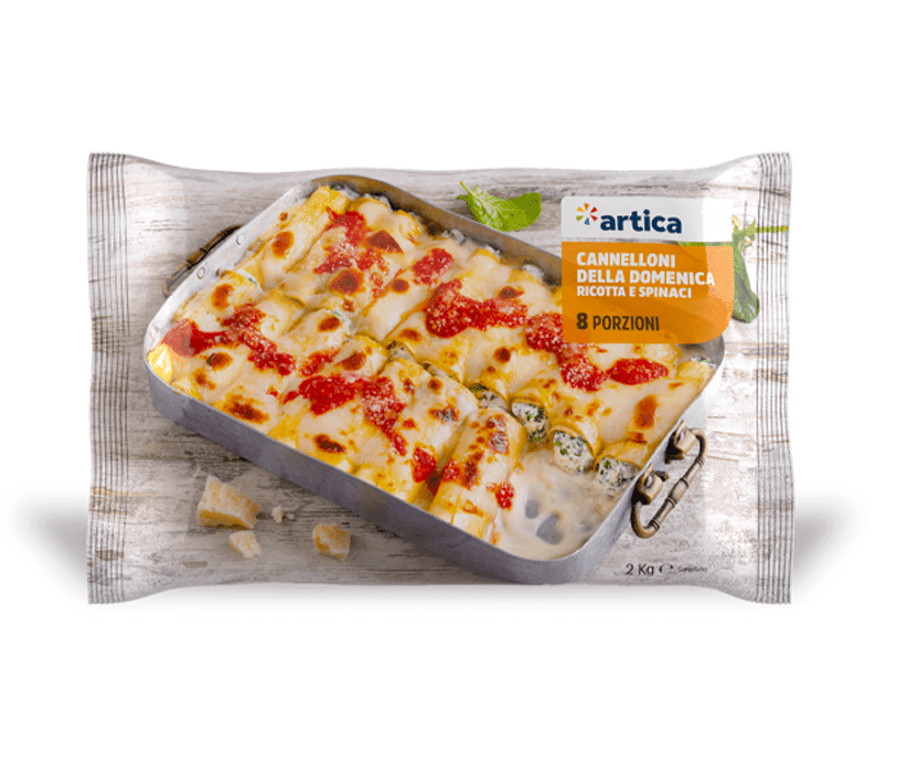 Sunday-Style Cannelloni With Ricotta Cheese And Spinach – 2000g
