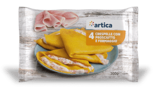 4 Crepes with ham and cheese – 200g