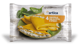 4 Crepes with ricotta and spinach – 200g