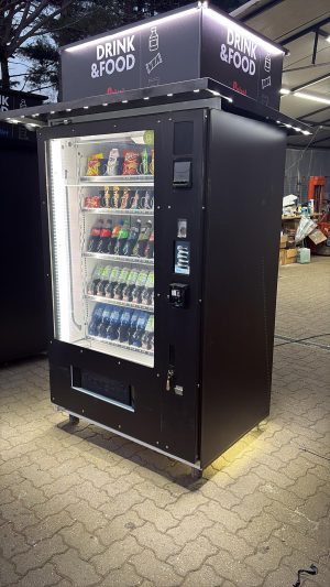 Advertisement Tower for vending machine