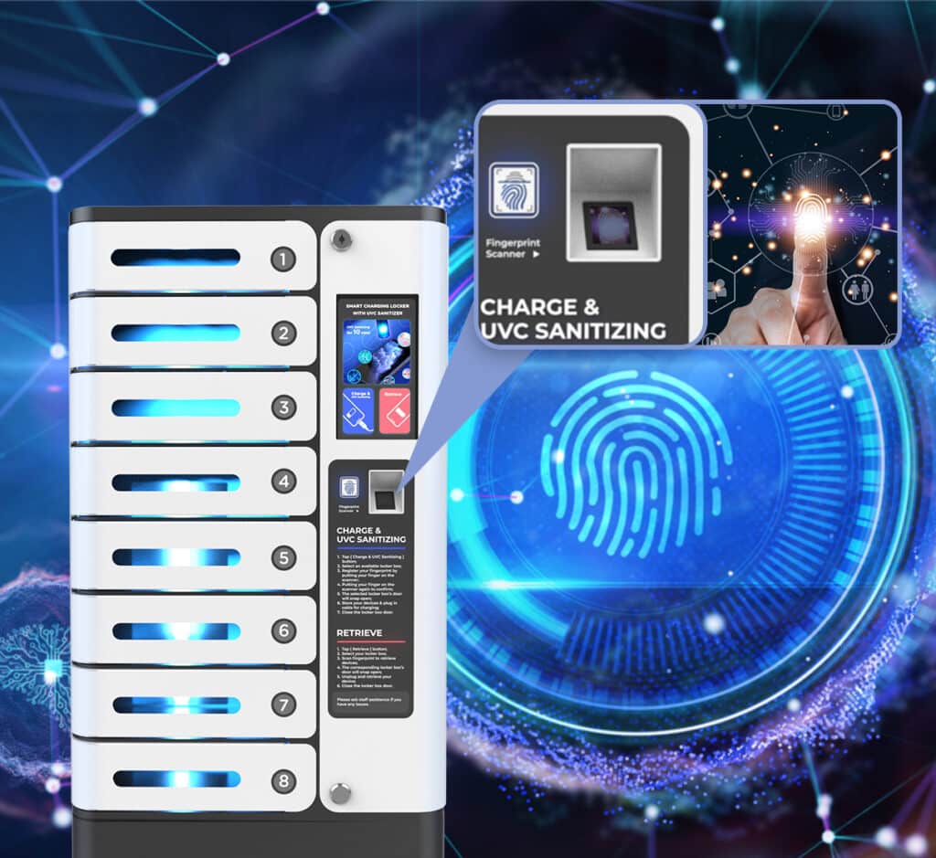 fingerprint login system - vending-machines