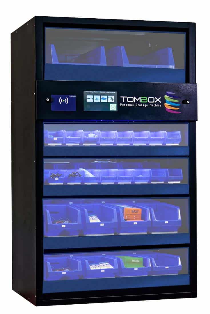 Automated RFID Kanban shelving system - TomBox