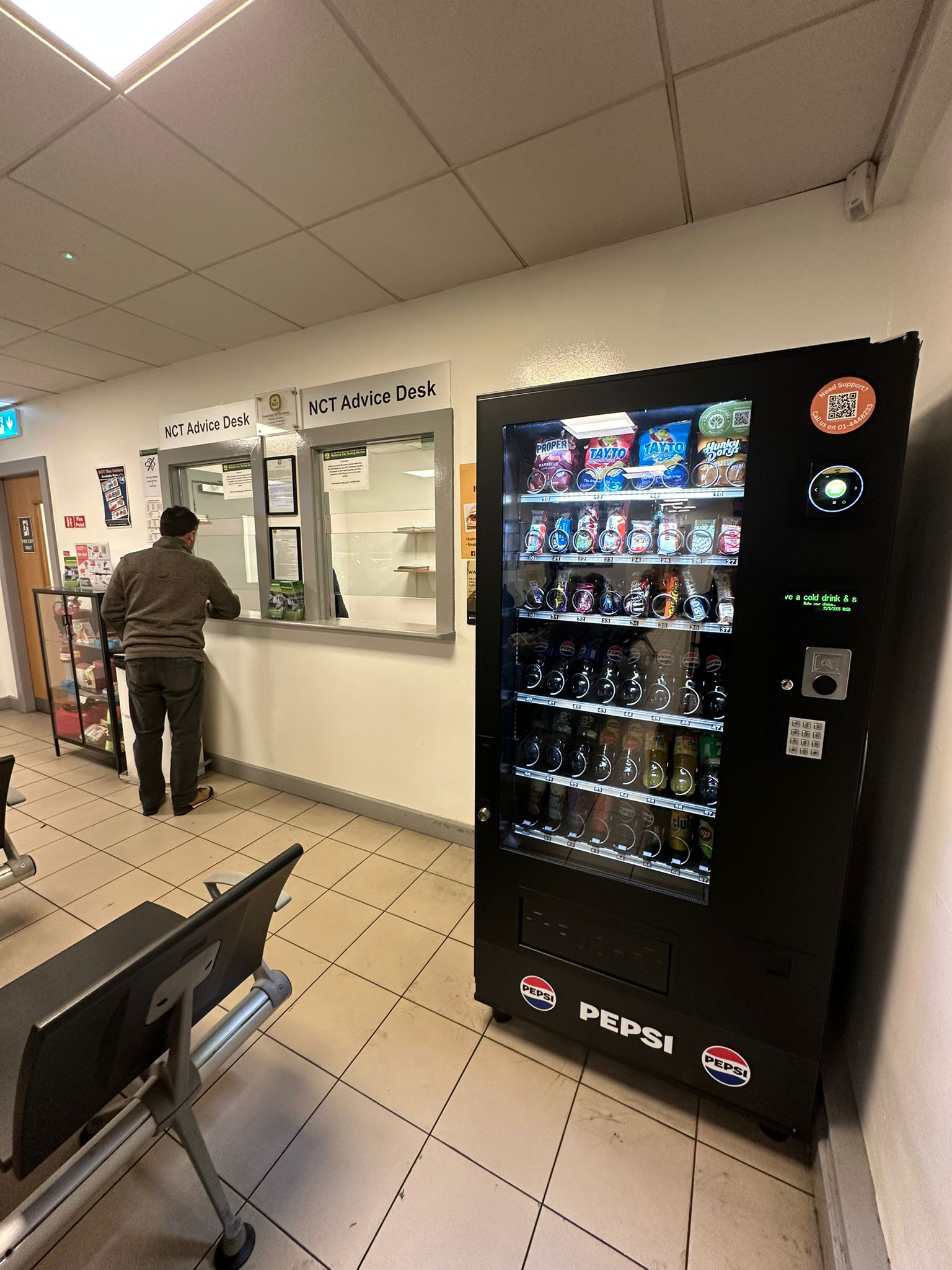 Can Vending Machines Provide Real-Time Nutritional Information for Snacks?