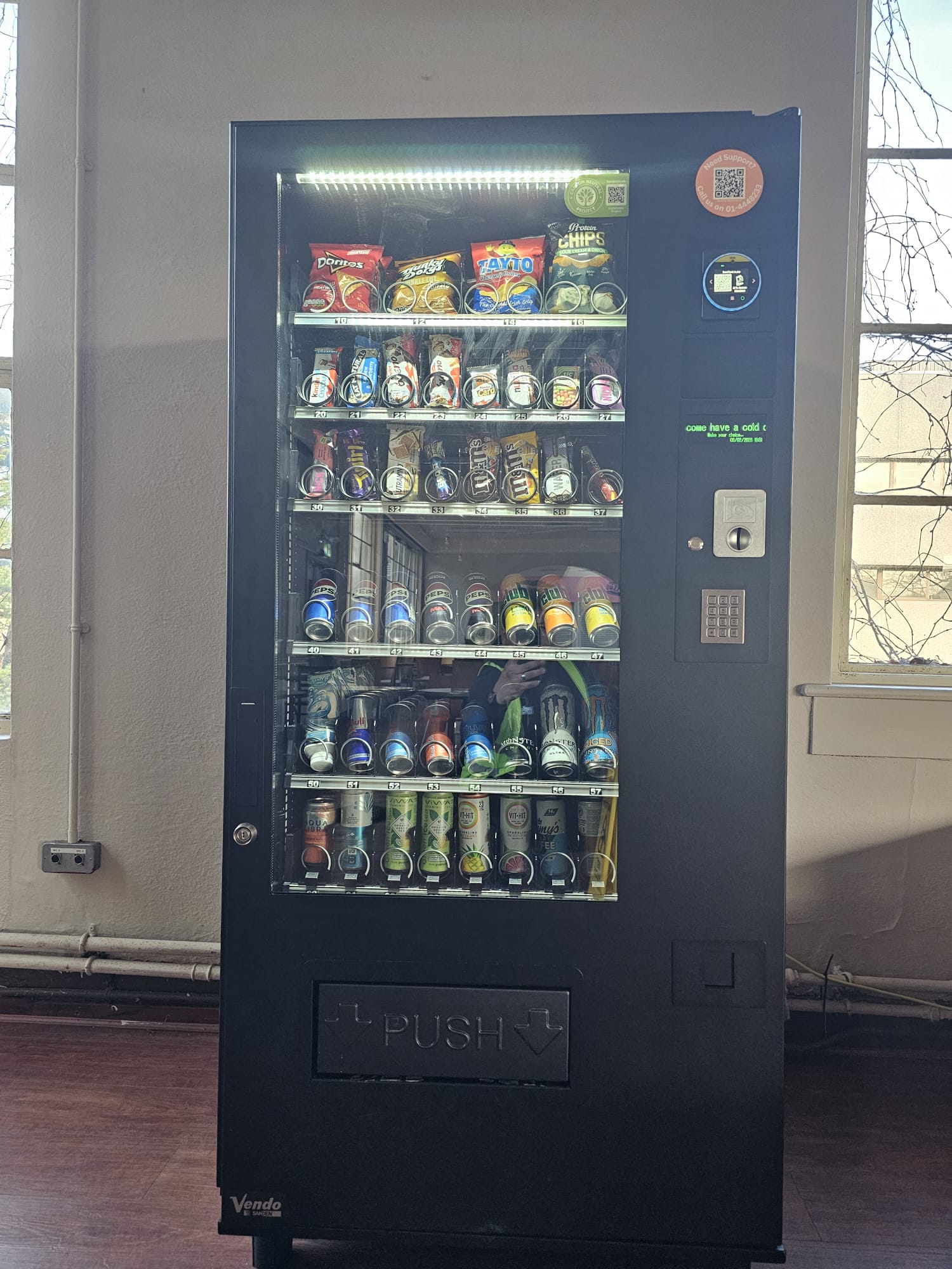 Can Vending Machines Display Nutritional Information in Real-Time?