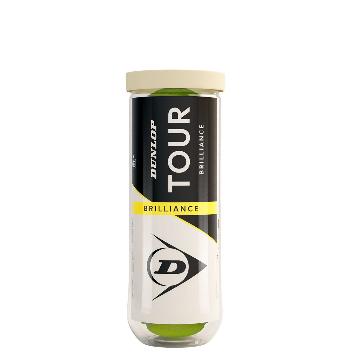 TUBE OF 3 DUNLOP TOUR BRILLIANCE BALLS