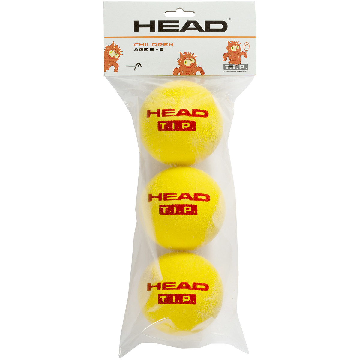 BAG OF 3 FOAM BALLS HEAD TIP FOAM RED