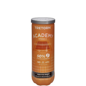 TUBE OF 3 TRETORN ACADEMY ORANGE BALLS