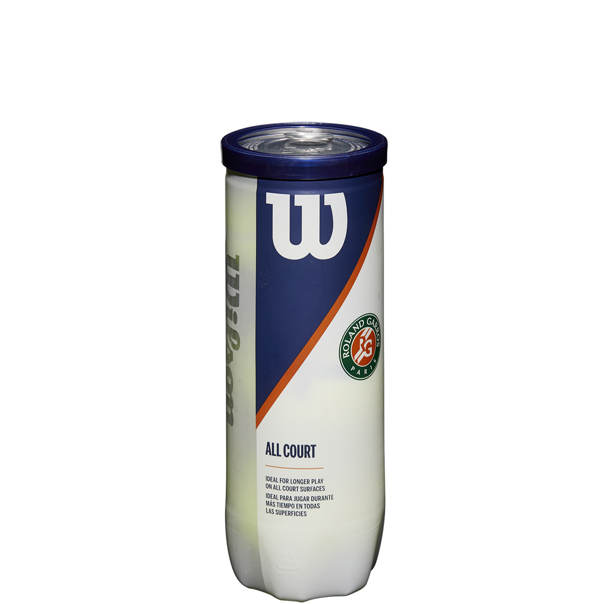 TUBE OF 3 WILSON ROLAND GARROS ALL COURT BALLS