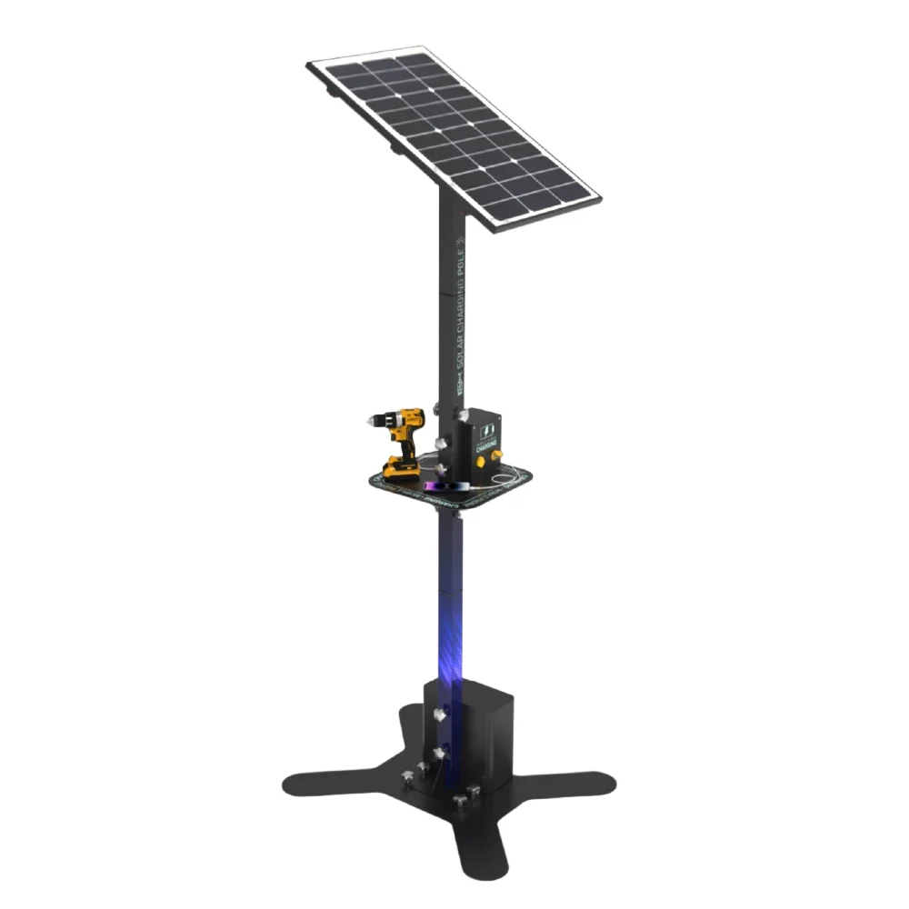 ACG Solar job-site charging station