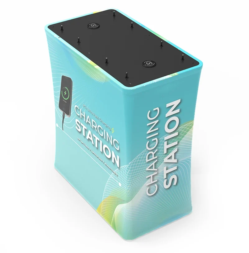 LUC Backlit portable charging table