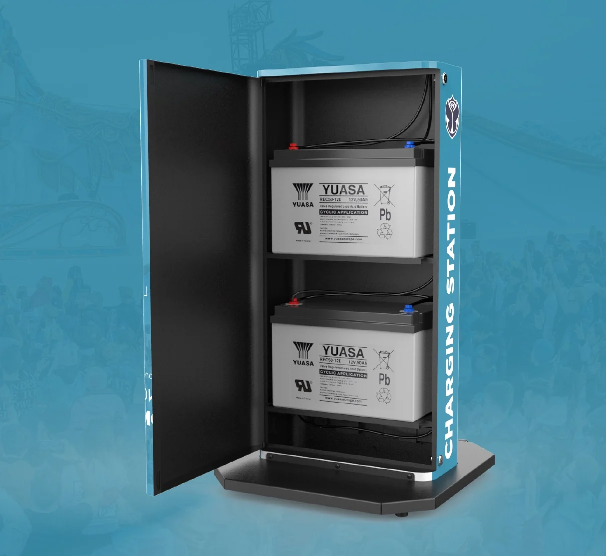 Battery power Battery-powered locker option