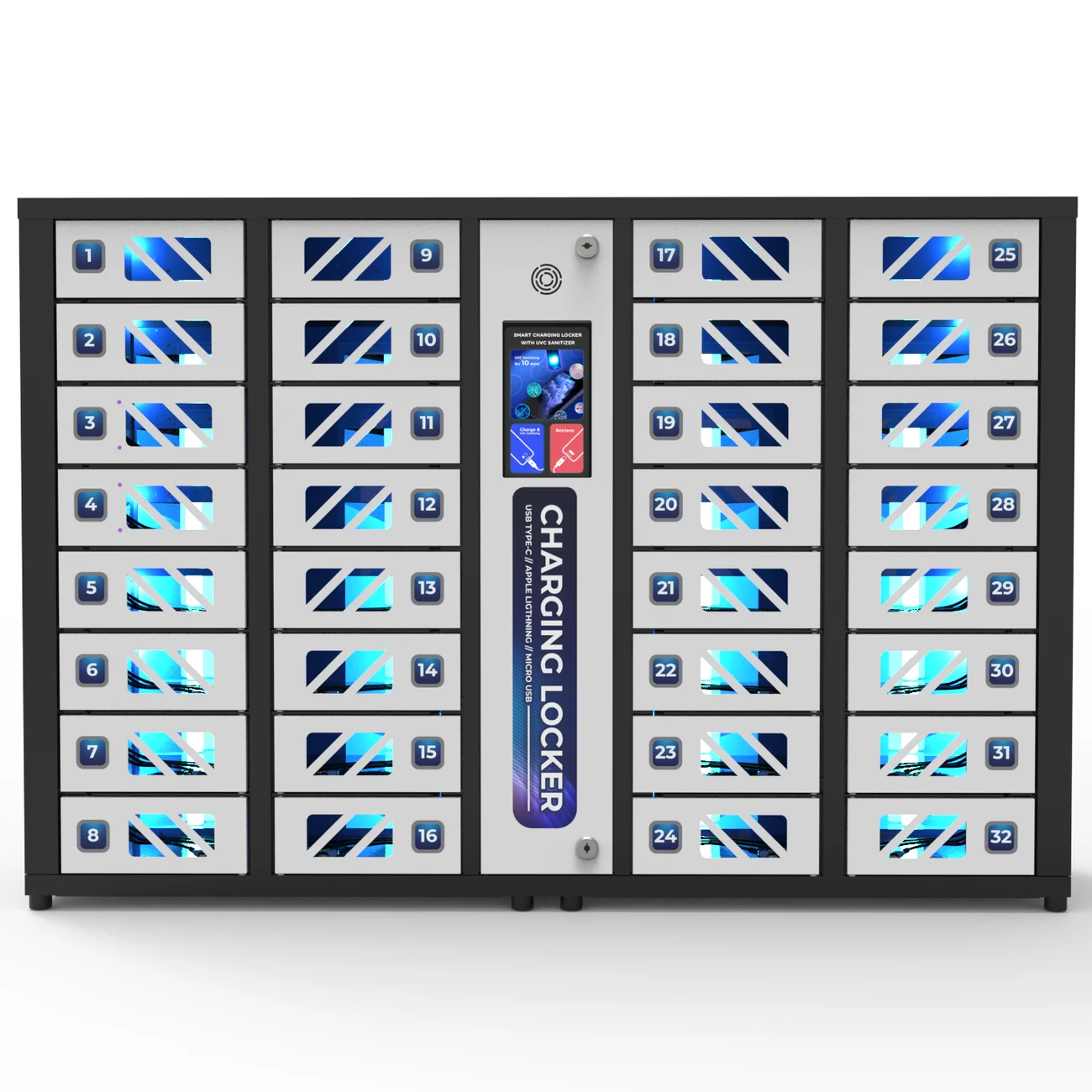 GIA 32 32-bay touchscreen charging locker