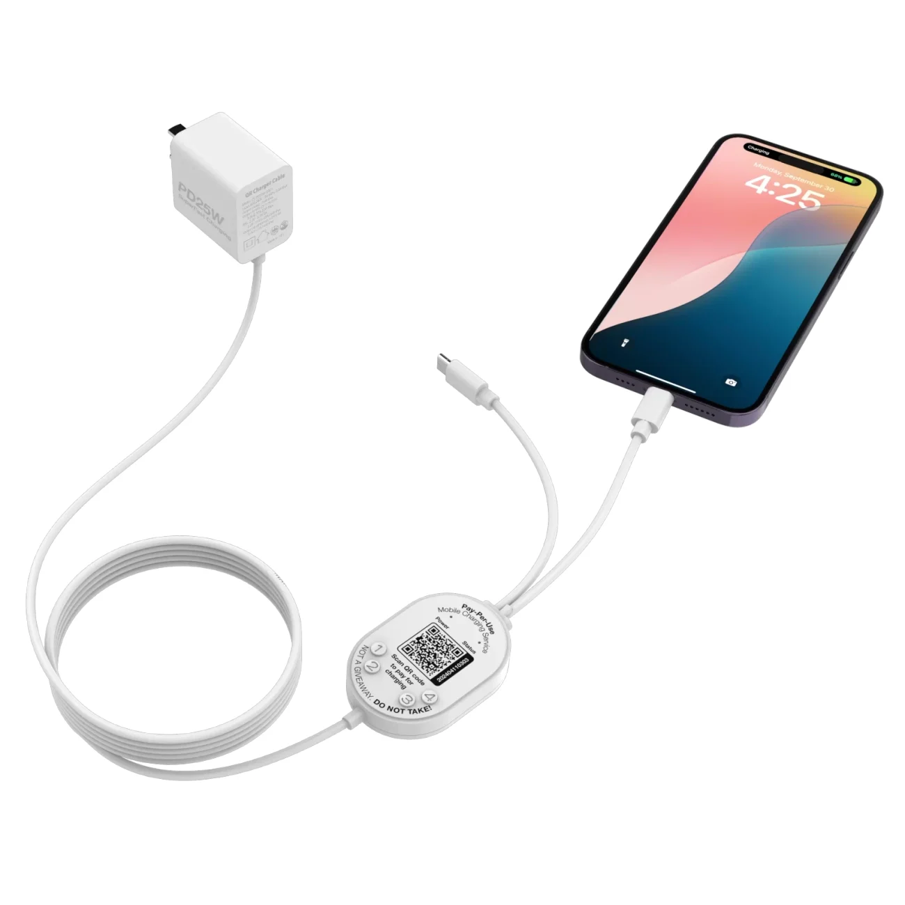 QR Payment Cable QR-code payment charging cable