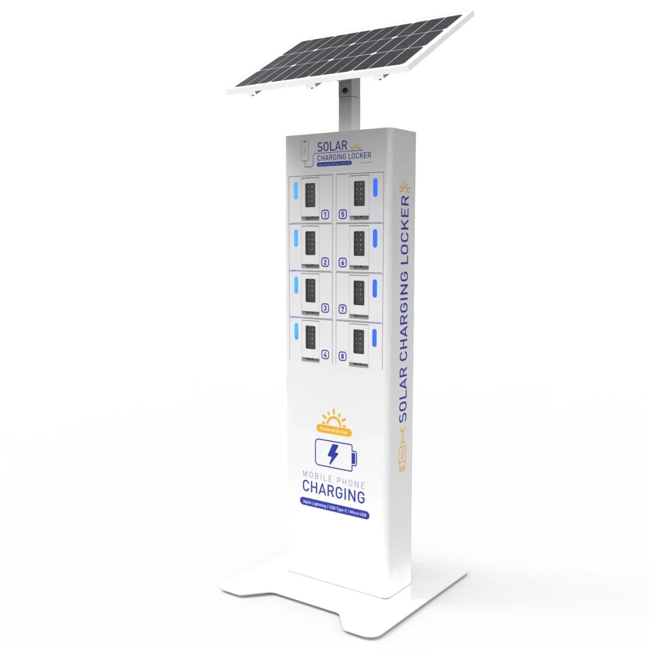 SOL Solar-powered charging locker