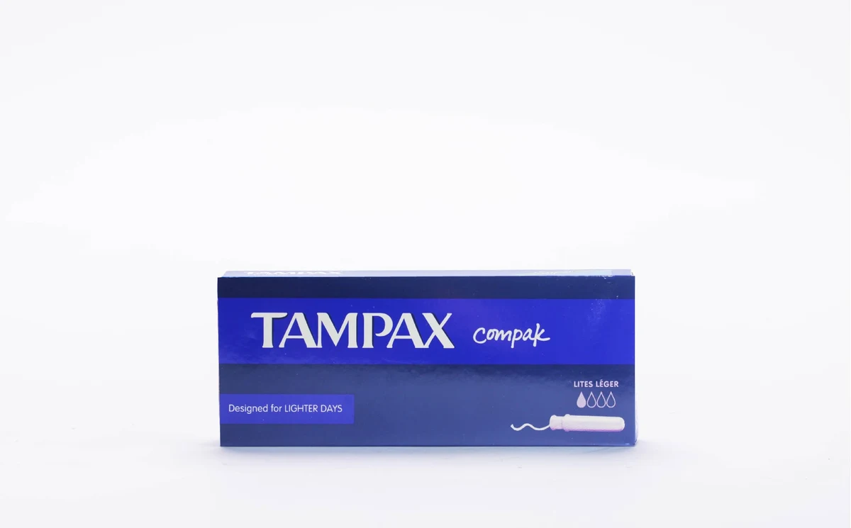 Tampax Compak Lites Applicator Tampons vending pack