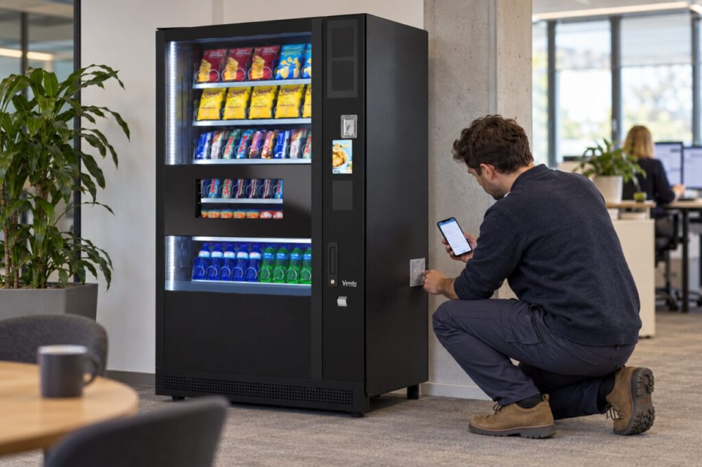 Site host checks a machine identifier against a fault report